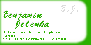 benjamin jelenka business card